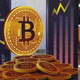 An advertisement for Bitcoin cryptocurrency is displayed on a street in Hong Kong, Thursday, Feb. 17, 2022.